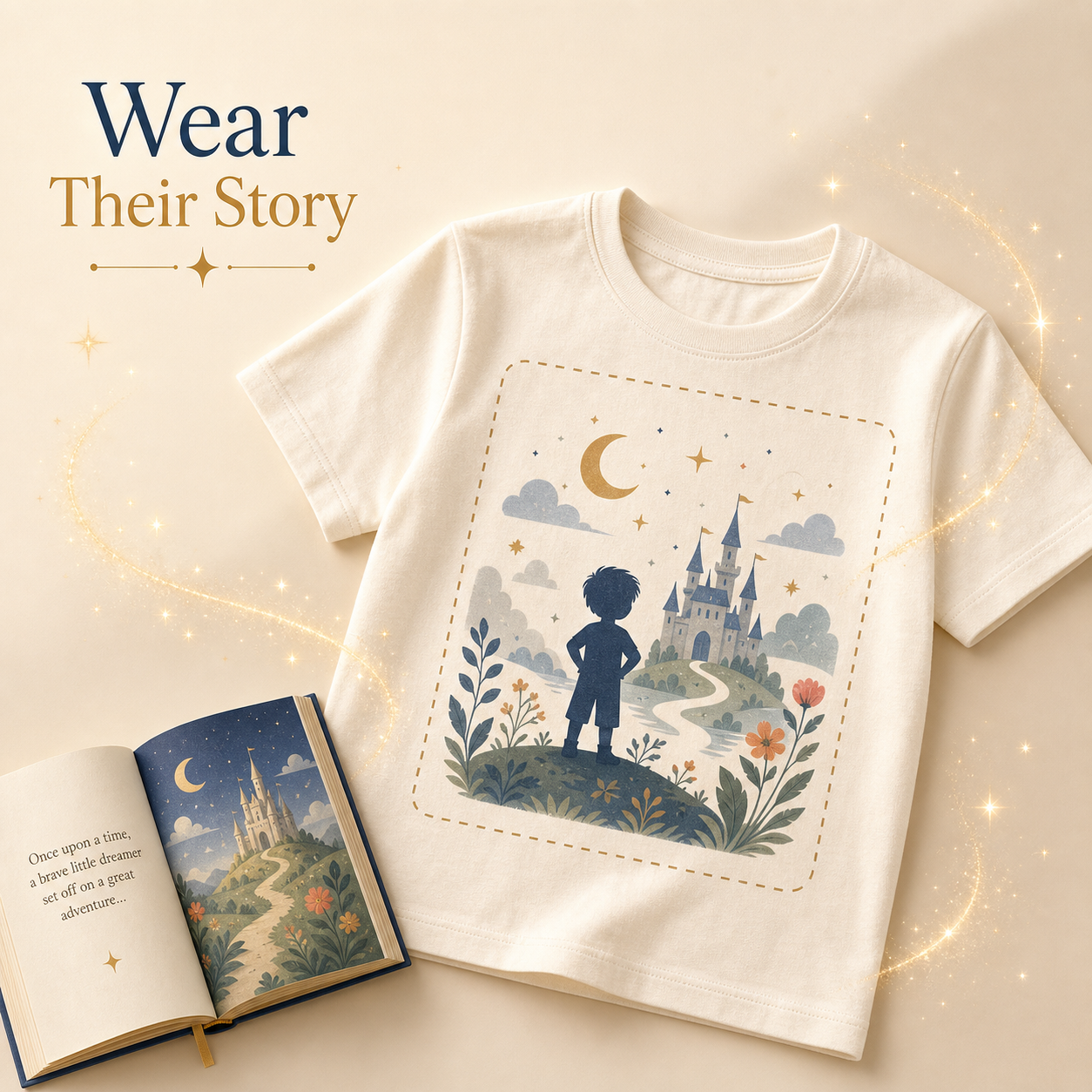 Wear their story personalized kids shirt
