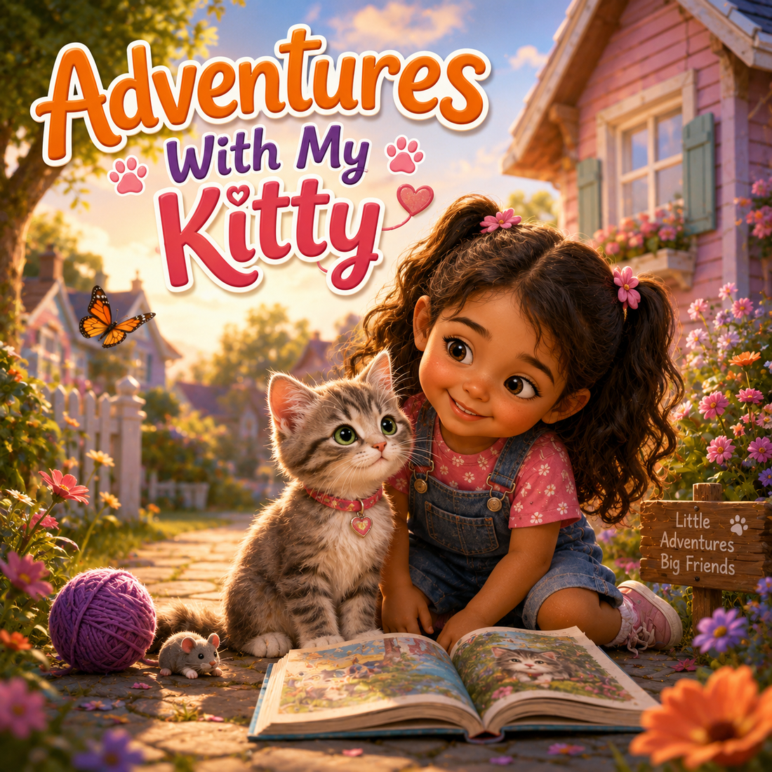Adventures With My Kitty personalized children story hero image for BAMBBENO