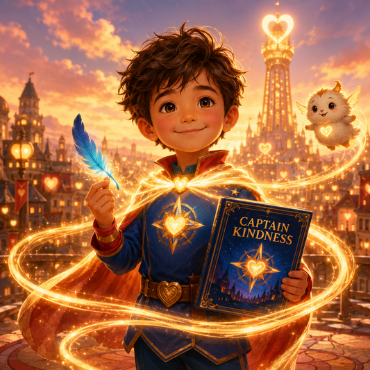 Captain Kindness personalized children story hero image for BAMBBENO