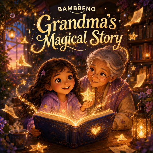 Grandma's Magical Story personalized children story hero image for BAMBBENO