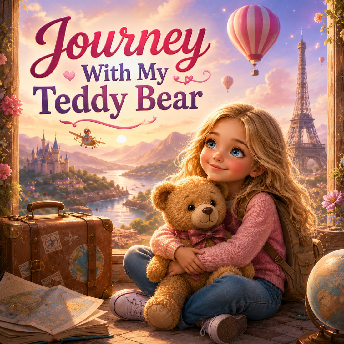 Journey With My Teddy Bear personalized children story hero image for BAMBBENO
