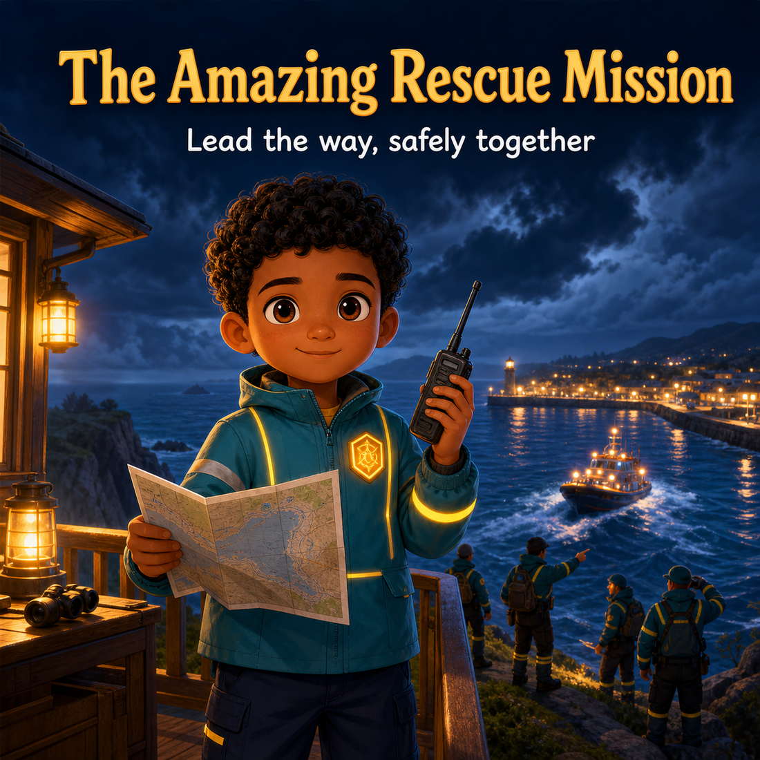 The Amazing Rescue Mission personalized children story hero image for BAMBBENO