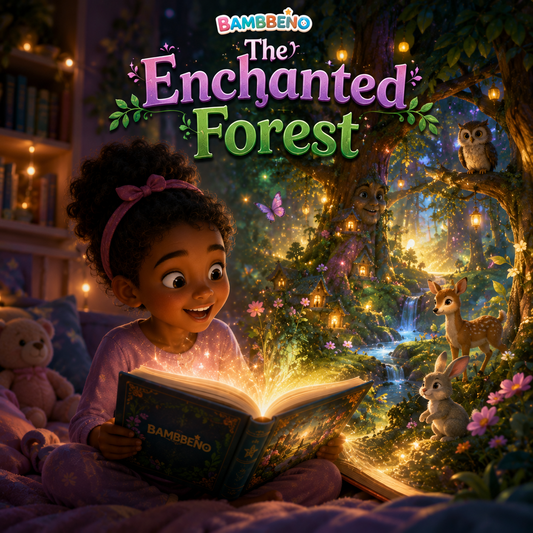 The Enchanted Forest personalized children story hero image for BAMBBENO