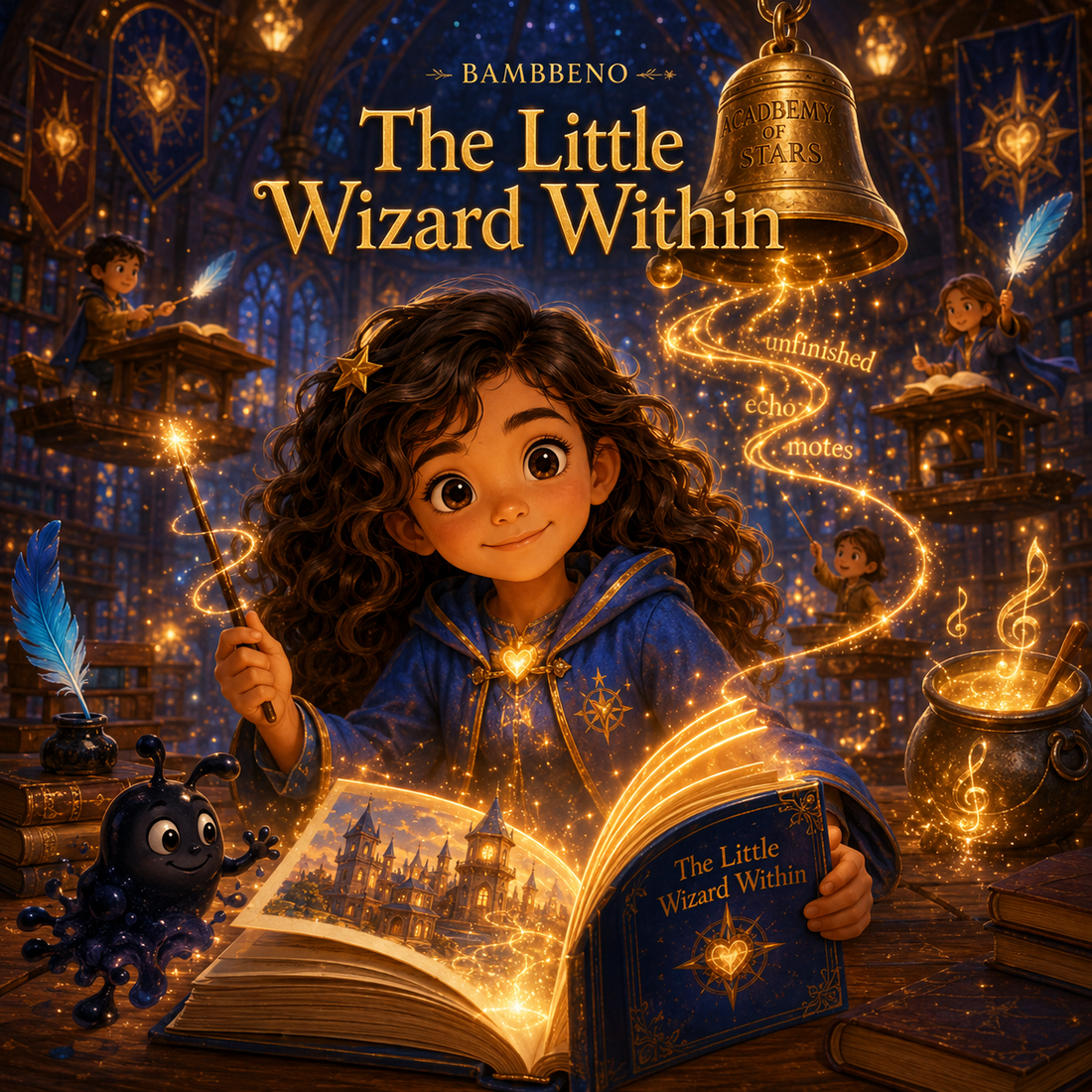 The Little Wizard Within personalized children story hero image for BAMBBENO