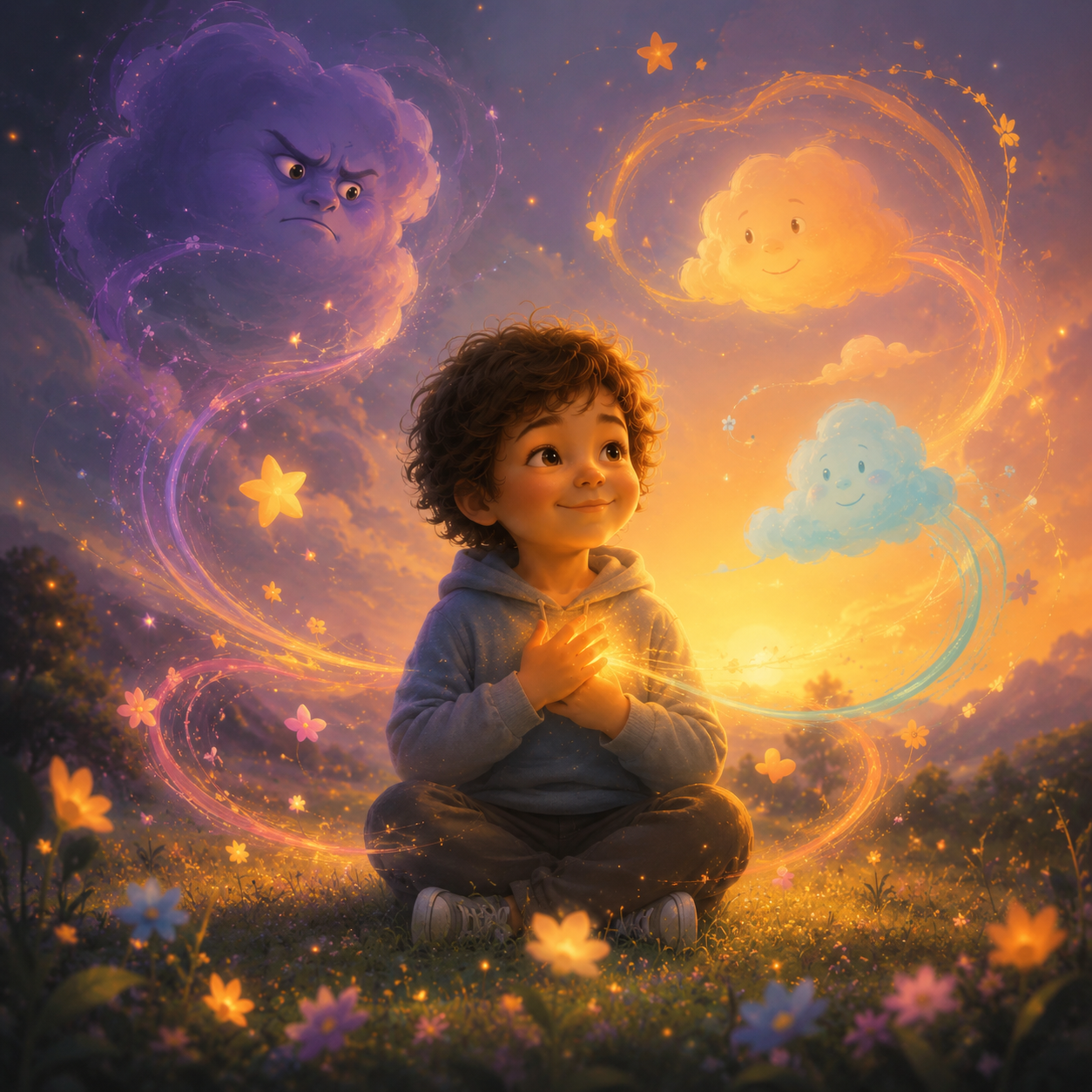 First-Time Adventures personalized children’s storybook illustration of a child bravely experiencing an exciting first-time adventure.