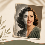 Photo restoration result example 2