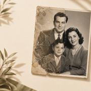 Photo restoration result example 4