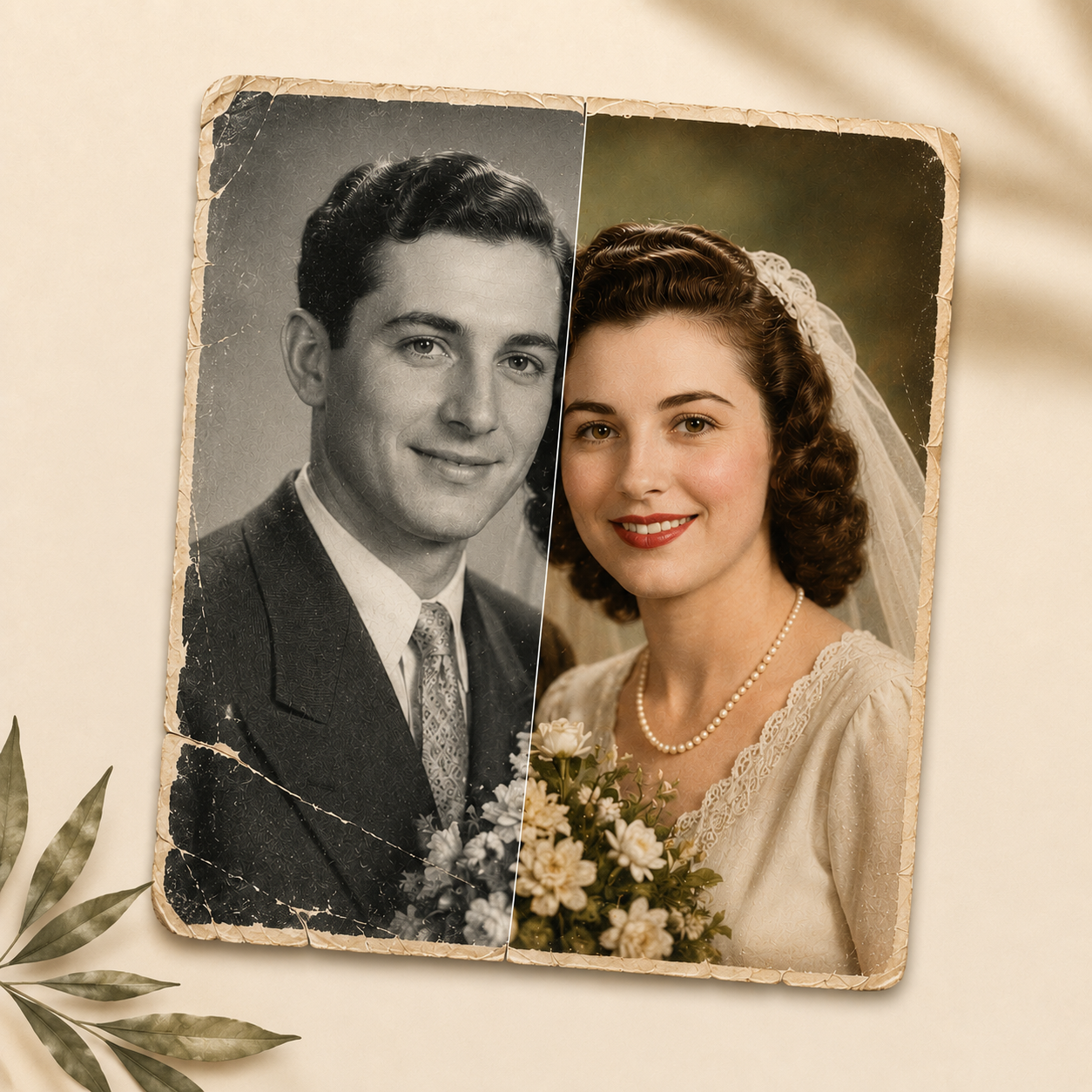 Photo restoration result example 5