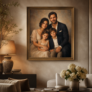 Personalized classic portrait artwork example 4