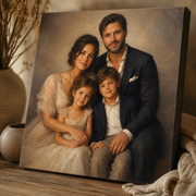 Personalized classic portrait artwork example 5