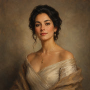 Personalized classic painted portrait