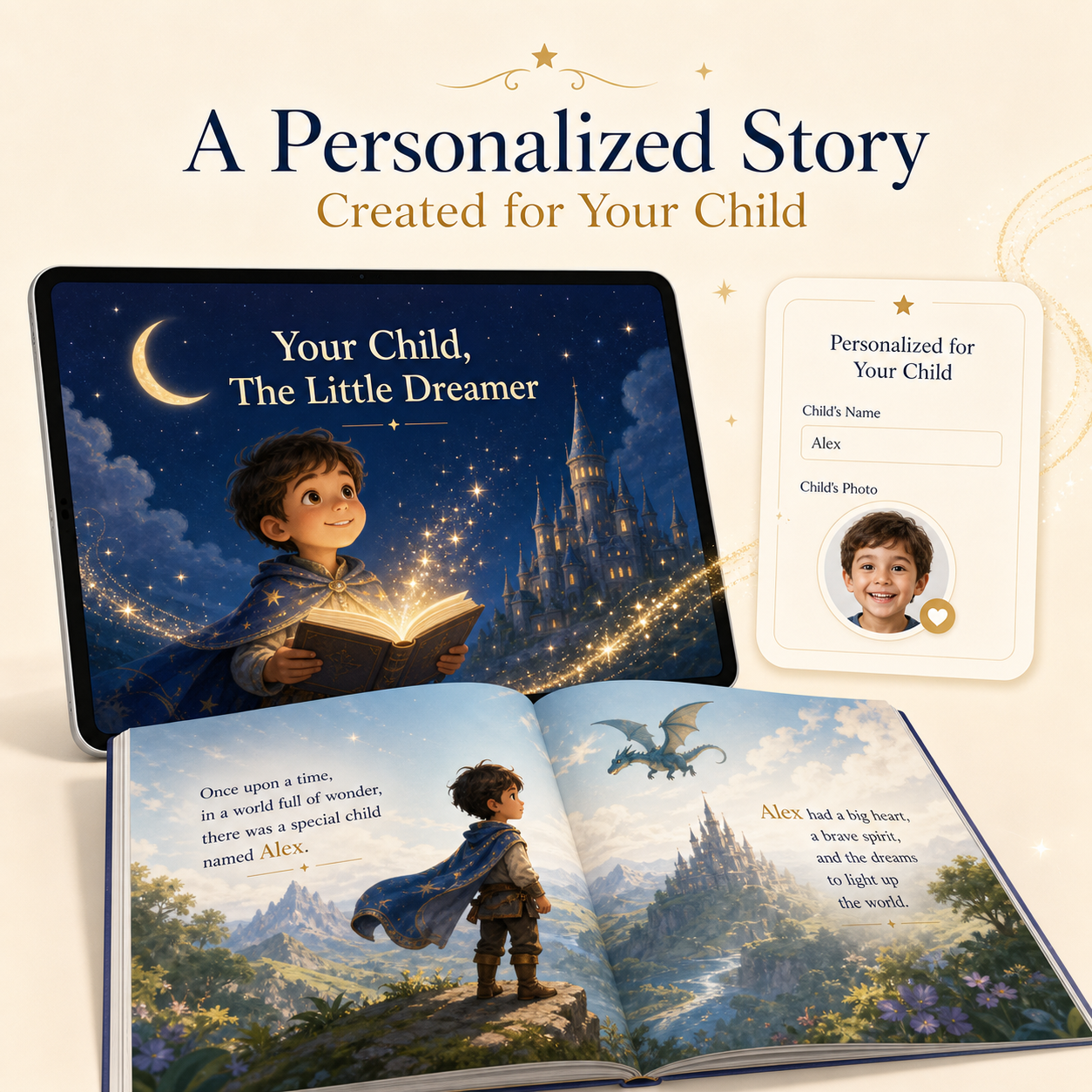 Personalized story created for your child preview