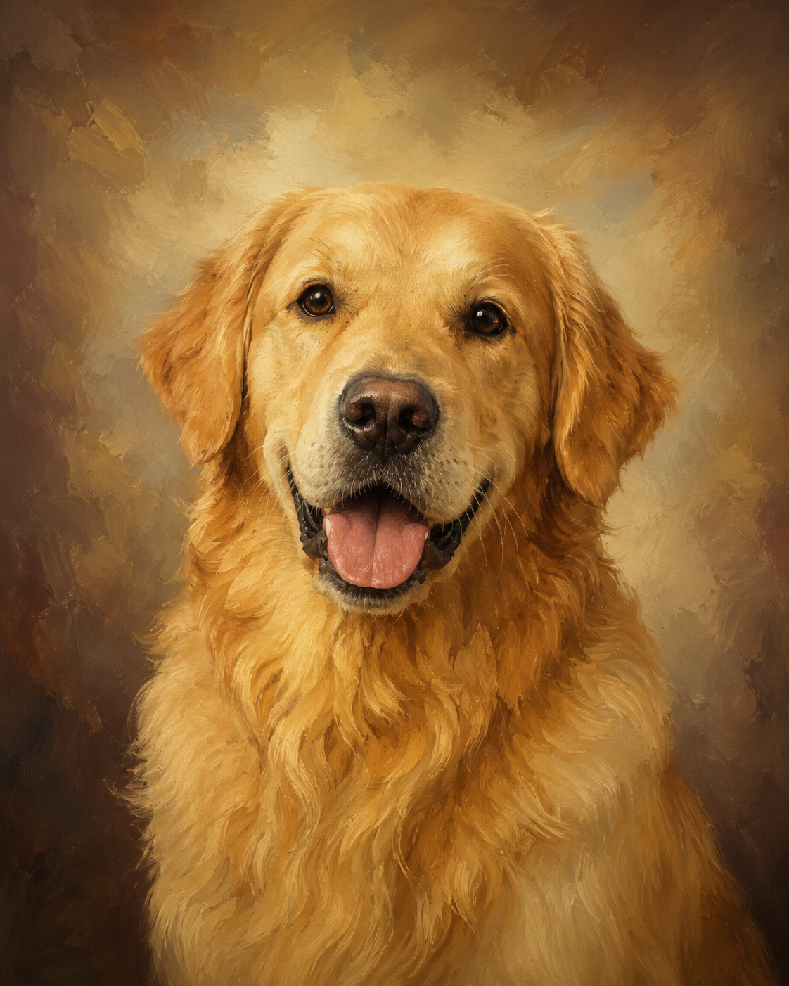 Personalized oil painting portrait artwork example 3