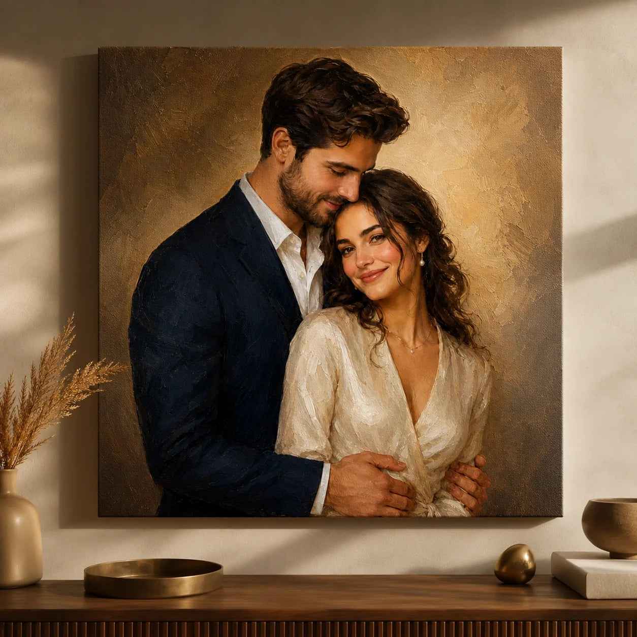 Personalized oil painting portrait artwork example 5