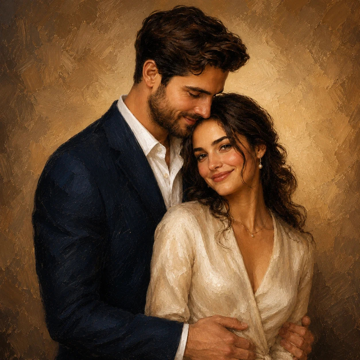 Personalized oil painting portrait artwork example 9