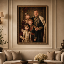 Personalized royal portrait artwork example 3